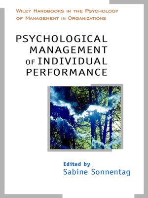 cover image of Psychological Management of Individual Performance